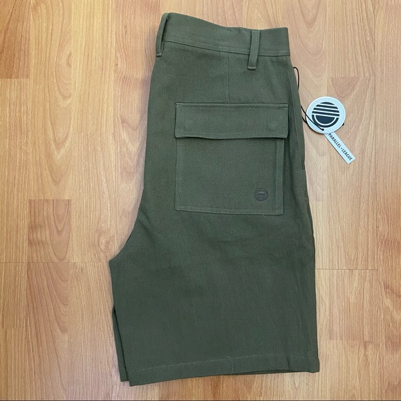 NWT Parallel X League Men’s Knox Green Khaki Shorts Size 30 - Picture 4 of 8